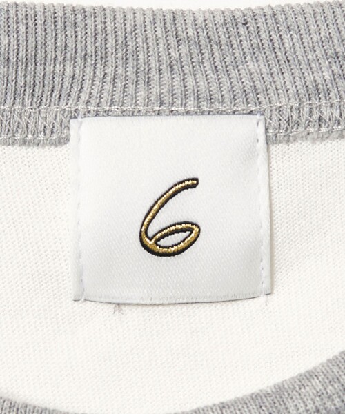 6 tシャツ 半袖 「6(ROKU)」タギング Tシャツ レディース : ZOZOTOWN