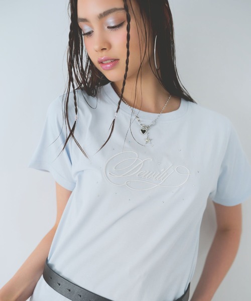 repipi armario（レピピアルマリオ） tシャツ DewilyキラキラTシャツ2