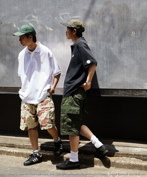 「FREAK'S STORE」 半袖ポロシャツ SMALL ブラック メンズ_画像5
