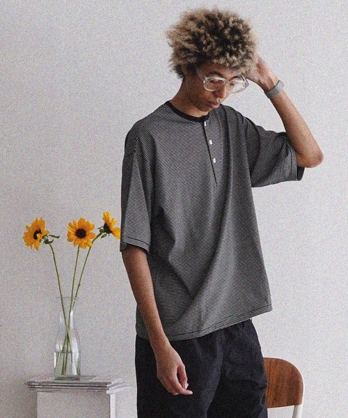 「Healthknit」 半袖Tシャツ X-LARGE ブラック系その他 メンズ_画像6
