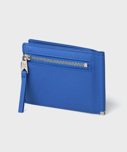 Paul Smith ポールスミス マネークリップ ブライトストライププラー 紺 Paul Smith（ポール・スミス） 二つ折り 二つ折り財布 財布 ブライト