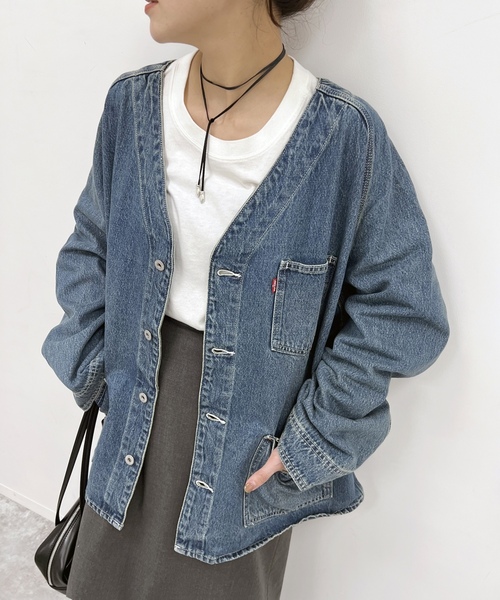 Levi's ライトブルーデニムジャケット Lサイズ Levi's（リーバイス） デニムジャケット MEDIUM ライトブルー