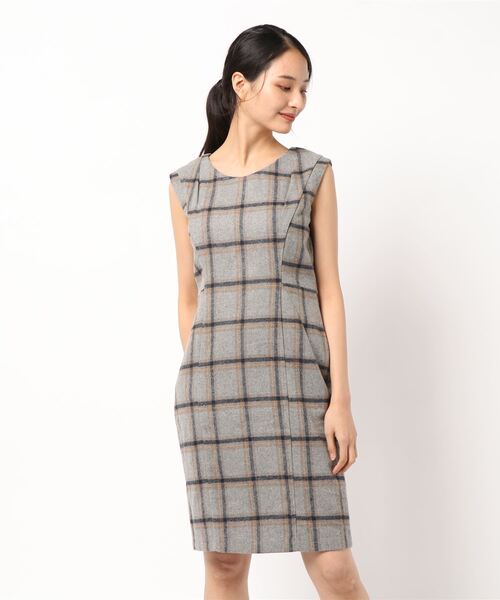 My shawty（マイシャウティー） ドレス check wool dress : ZOZOTOWN 