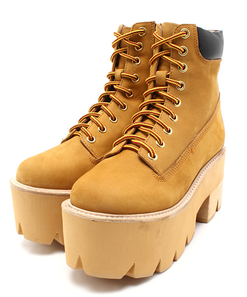 Jeffrey Campbell ブーツ 厚底レースアップショートブーツ レディース  