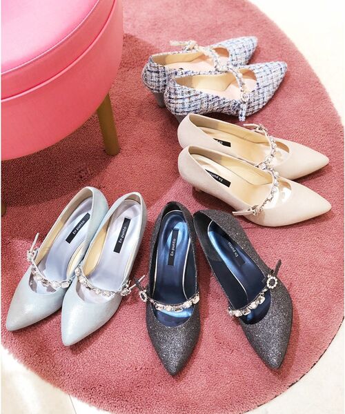 爆買い新品 パンプス ビジュー調ストラップパンプス ZOZOTOWN PayPayモール店 - 通販 - PayPayモール 定番送料無料
