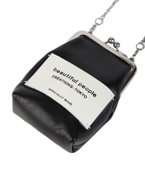 beautiful people がま口キルティングショルダーポーチ beautiful