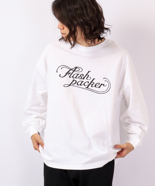 国内発送☆FLASH PACKER ビッグシルエットL/S TEE 楽天市場】【FLASH PACKER】ビッグシルエットL/S TEE 250707