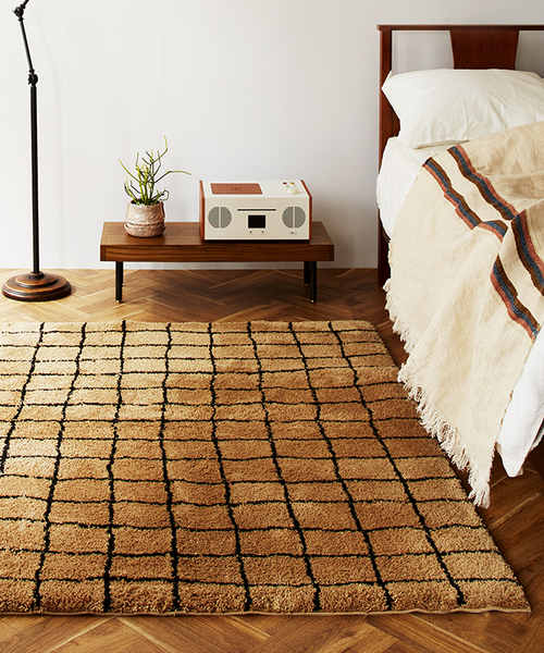 【クリーニング済】journal standard furnitureラグ journal standard Furniture ラグ ラグマット GRID RUG 200x250