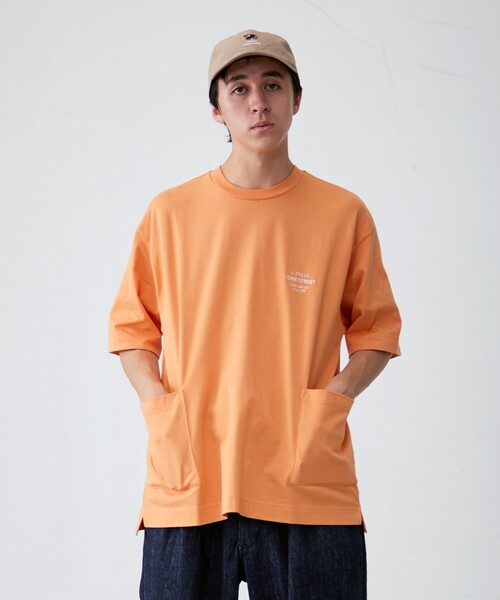 J.PRESS YORK STREET tシャツ 「UNISEX」ワンポイント腰ポケットT