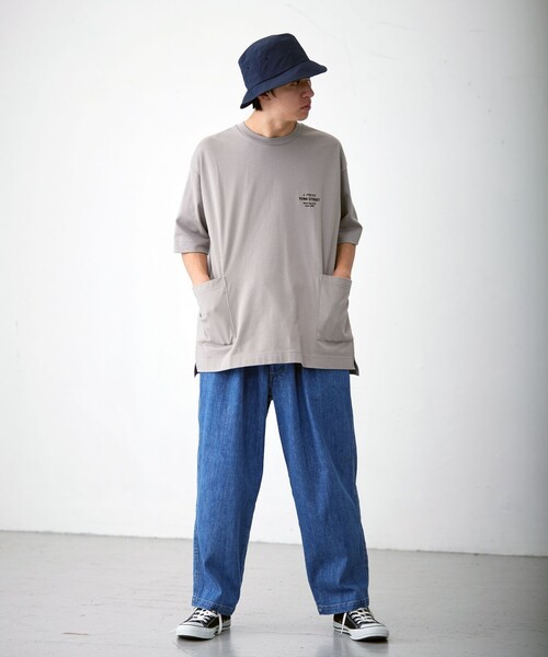 J.PRESS YORK STREET tシャツ 「UNISEX」ワンポイント腰ポケット