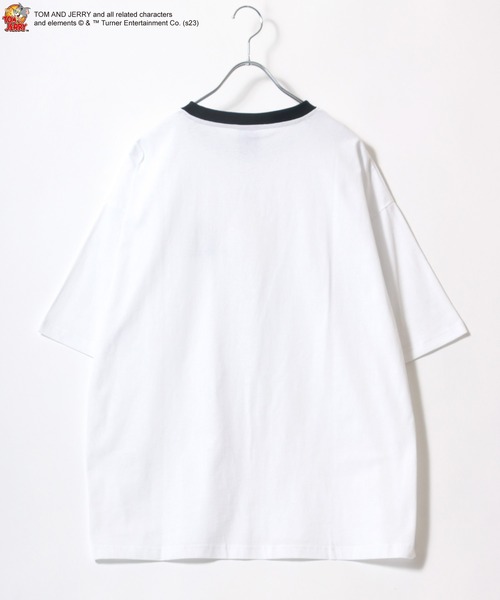 売れ筋商品|||トムテイラー Tシャツ レディース トップス CREW NECK - Top - bright rose tシャツ Tom and Jerry/トムとジェリー オーバーサイズ ワン