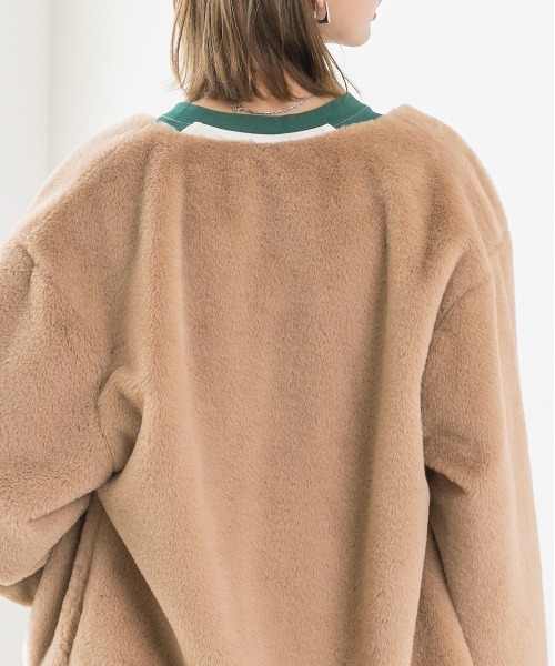 AYページ♡ジャケット 楽天市場】【SALE／50%OFF】ハイスタンドフルジップボアブルゾン EKAL