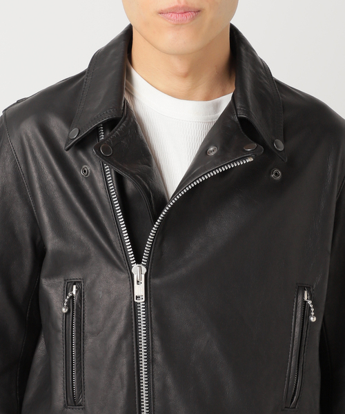 ⭐️美品⭐️ JOURNAL STANDARD ライダース レザー ジャケット　M pv5055-01_1.jpg