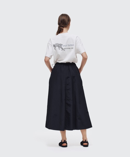 匿名配送 タイムセール！！Linen フレアスカート 洗える】リネンビスコースストレッチフレア スカート / 自由区 L