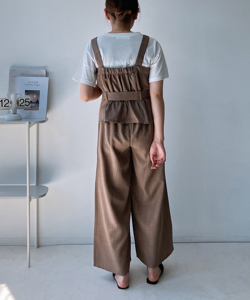 AS KNOW AS（アズノゥアズ） セットアップ ビスチェとパンツとTシャツ