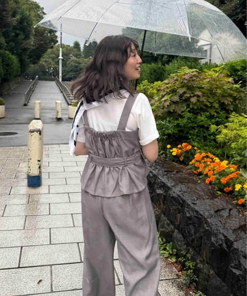 AS KNOW AS（アズノゥアズ） セットアップ 夏 ビスチェとパンツとT