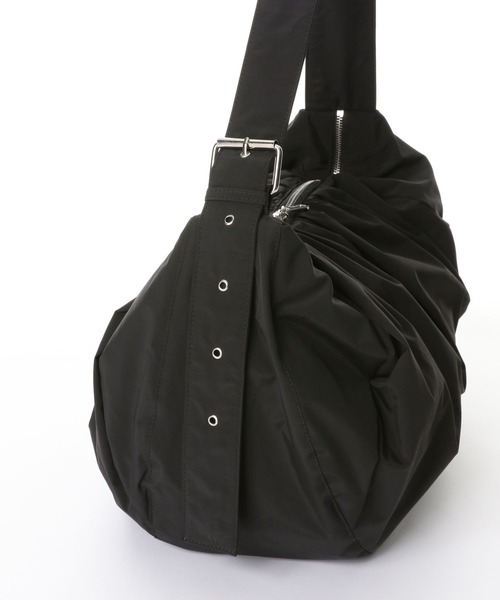 ナイロン製ブラックボディバッグ・ウエストポーチ Heather（ヘザー） ウエストポーチ ウエストバッグ ナイロンボディBAG