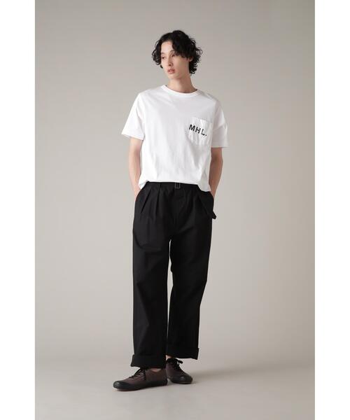【メルさま】MHL Tシャツセット MHL.（エムエイチエル） tシャツ PRINTED COTTON JERSEY メンズ