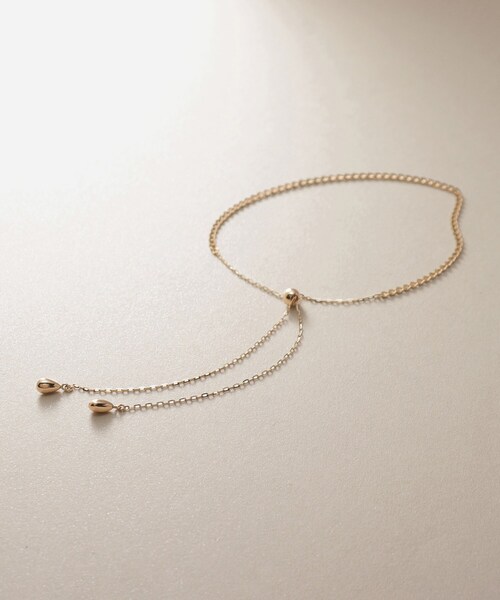 COCOSHNIK（ココシュニック） ブレスレット K10キヘイスライドチェーン