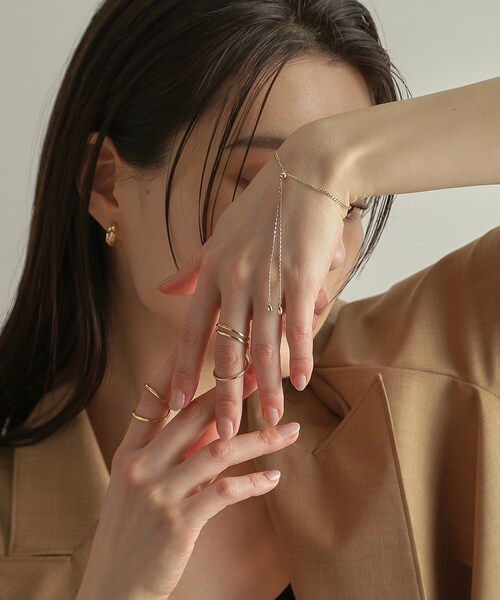 COCOSHNIK（ココシュニック） ブレスレット K10キヘイスライドチェーン