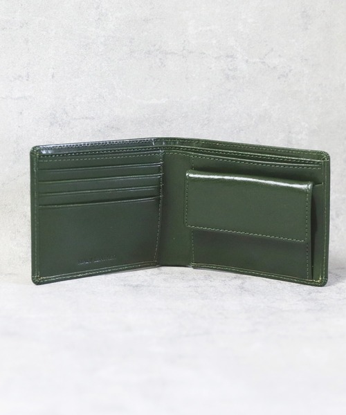 8 財布 イタリーレザー2つ折り財布 メンズ レディース : ZOZOTOWN