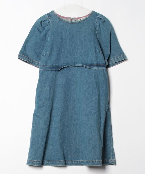 leur logette 「leur logette」 半袖ワンピース 1 ブルー レディース  