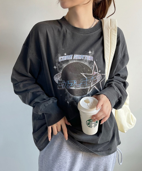 W&LT 宇宙テーマ 長袖Tシャツ 楽天市場】宇宙デザイン ワレワレは宇宙人だ・あのグレイ長袖Tシャツ