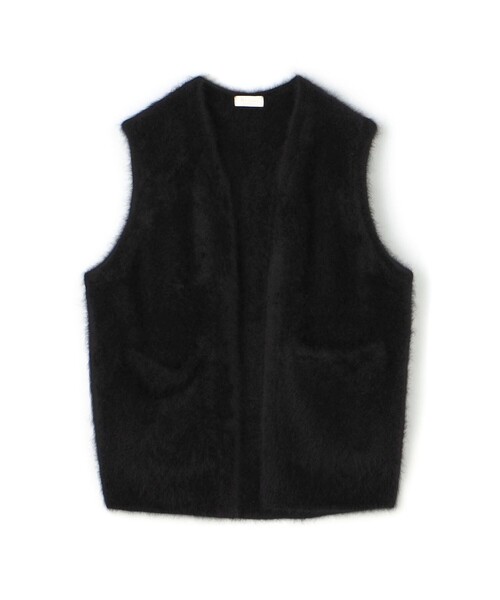 BALLSEY フラッフィーヤーン ノーカラー　ジレ　（Sサイズ） Ballsey（ボールジィ） ベスト ジレ フラッフィーヤーン バルーンジレ