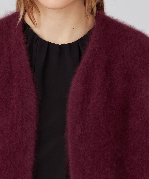 Ballsey（ボールジィ） ベスト ジレ フラッフィーヤーン バルーンジレ