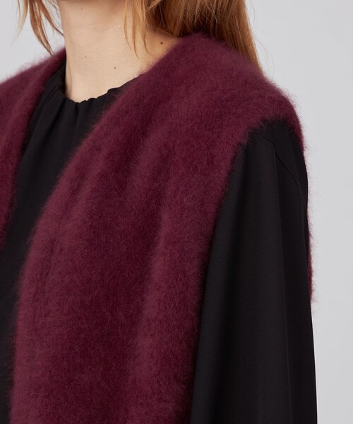 Ballsey（ボールジィ） ベスト ジレ フラッフィーヤーン バルーンジレ