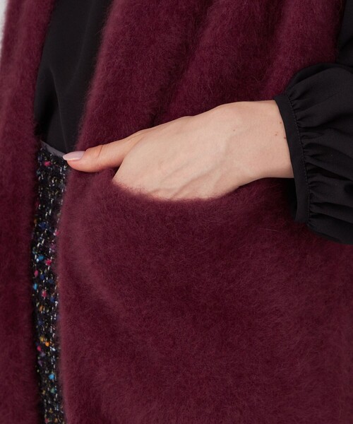 Ballsey（ボールジィ） ベスト ジレ フラッフィーヤーン バルーンジレ