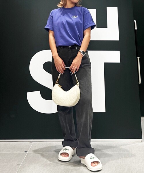 【美品✨️】RH オーガニックコットン　ストレートデニムパンツ　インディゴ LACOSTE（ラコステ） ジーンズ オーガニックコットンガーメントダイ
