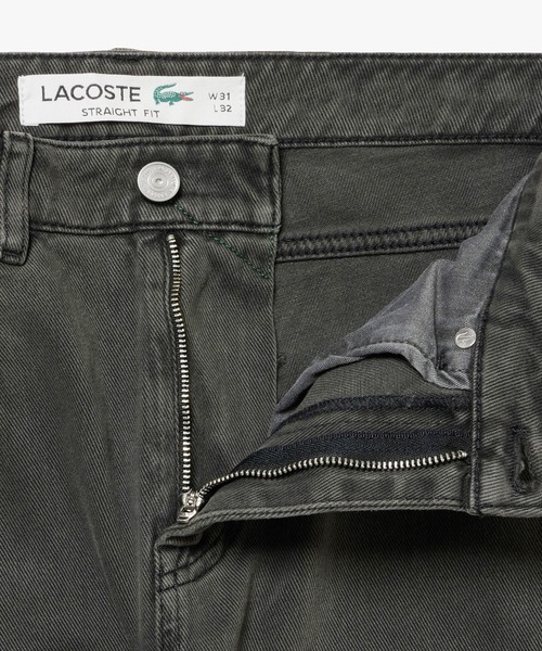 LACOSTE（ラコステ） ジーンズ オーガニックコットンガーメントダイ