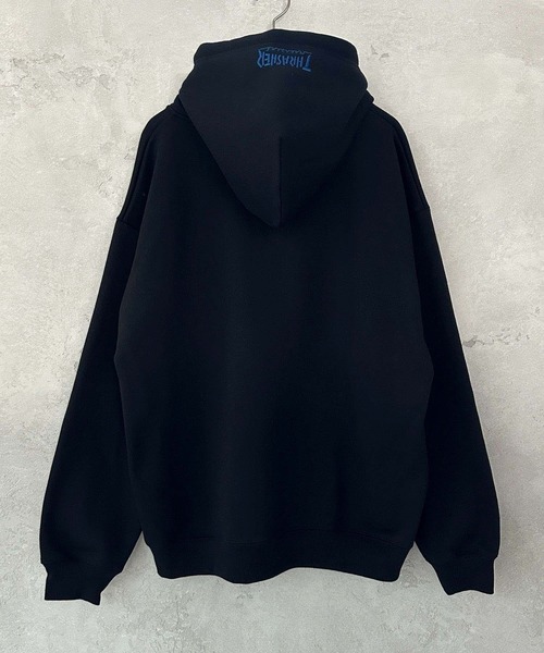 THRASHER（スラッシャー） パーカー ワンポイントロゴ FULL ZIP HOODIE