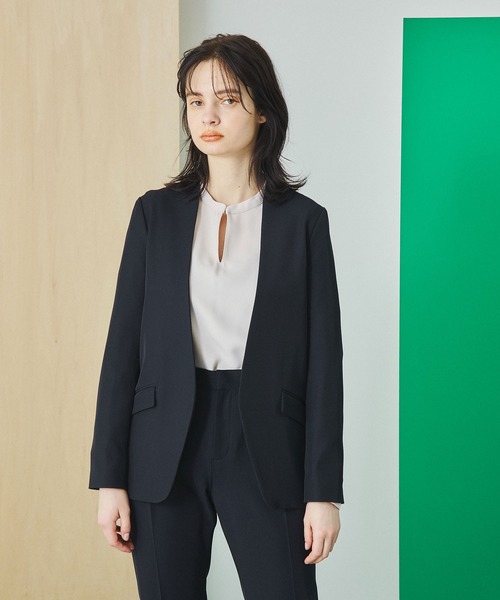 UNITED TOKYO ノーカラージャケット、スラックス UNITED TOKYOのノーカラージャケットを使った「スラックス」の