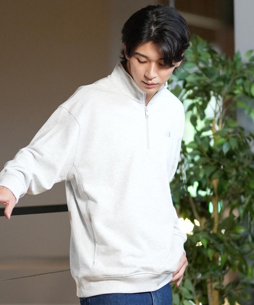 ニューバランス　メイドインUSA ジップアップ　スウェット　トレーナー New Balance トレーナー スウェット Halfzip Sweat