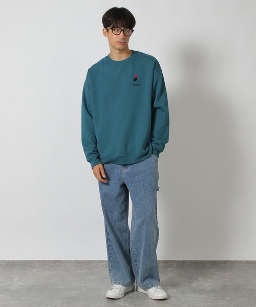 LAKOLE（ラコレ） トレーナー スウェット ヒゲサガラ刺繍プルオーバー