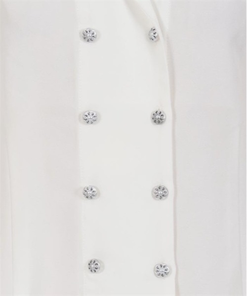 OHOTORO コルセットブラウス　クリーム axes femme｜コルセット風開襟ブラウス | Rakuten Fashion(楽天