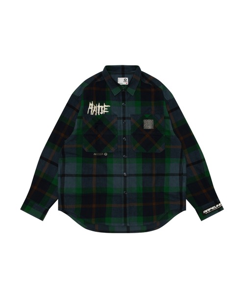 メロス　A BATHING APE /エイプ/フランネル/ネルシャツ A BATHING APE® BAPE Check Flannel Shirt | Bape official