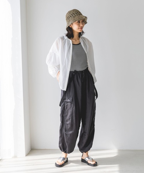 「niko and...」 カーゴパンツ LARGE ナチュラル レディース