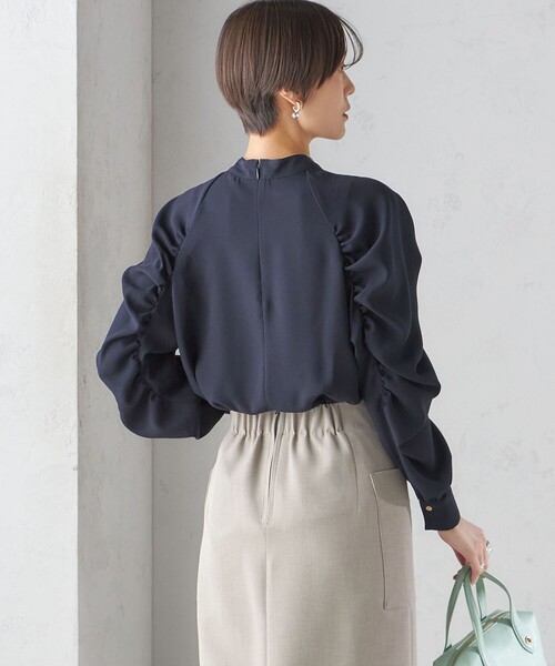 SHIPS（シップス） ブラウス シャツ 「手洗い可能」ストレッチ ジョー