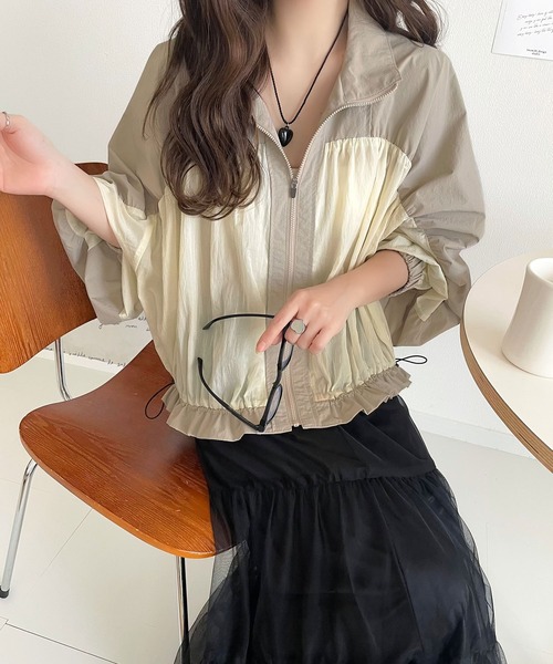 classicalelf ブルゾン ジャンバー 柔らかなシアーが魅力。軽量