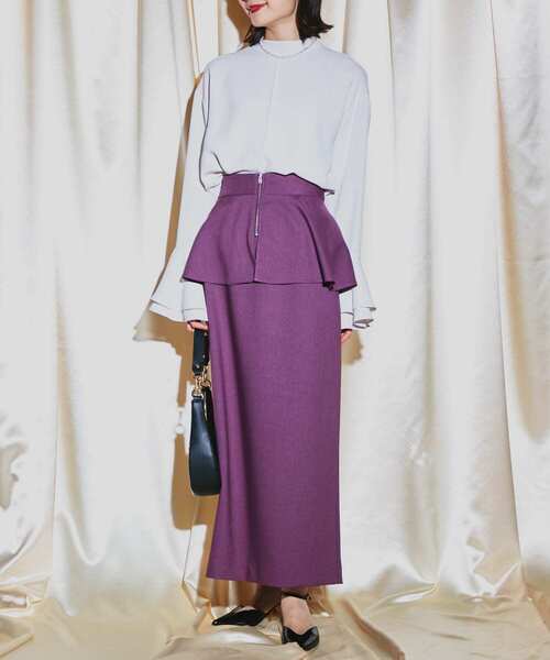 スカート ペプラムデザインスカート : ZOZOTOWN Yahoo!店 - 通販