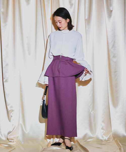 スカート ペプラムデザインスカート : ZOZOTOWN Yahoo!店 - 通販