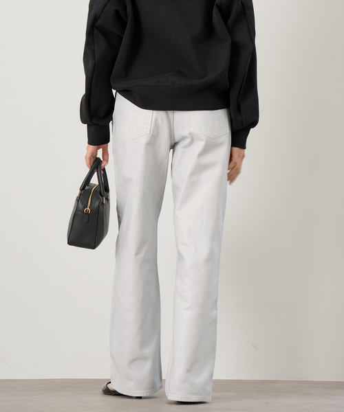 upper hightsホワイトデニム サロペットワンピース　サイズ24 upper hightsホワイトデニム サロペットワンピース サイズ24