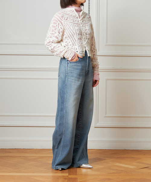 IENA LA BOUCLE ジーンズ デニム デニムパンツ ソフトデニム