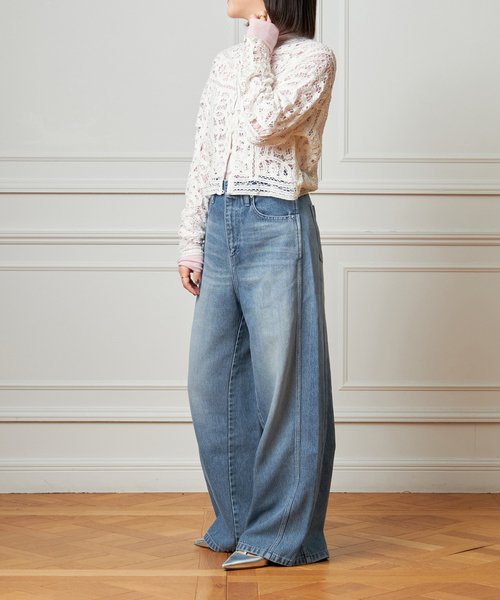 IENA LA BOUCLE ジーンズ デニム デニムパンツ ソフトデニム