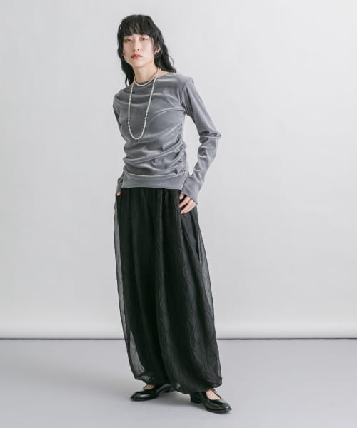 KBF パンツ ウェーブバルーンパンツ レディース : ZOZOTOWN