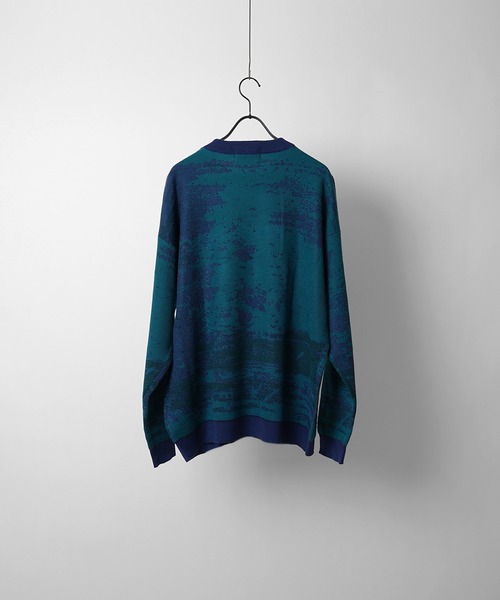 「Confirm」 ニットカーディガン L ホワイト メンズ_画像4