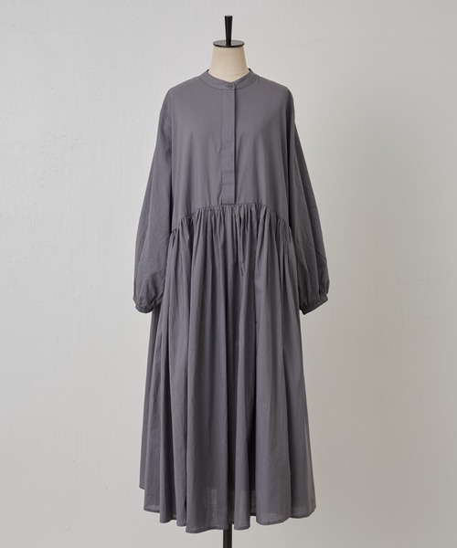 【新品・未使用】ワンピース BEARDSLEY BEARDSLEY 「BEARDSLEY」 長袖ワンピース 1 ダークグレー